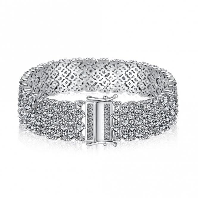 Sterling Silver Rhodium Plated Sparkling Stones Bracelet ERLB036Ellie Rose LondonERLB036