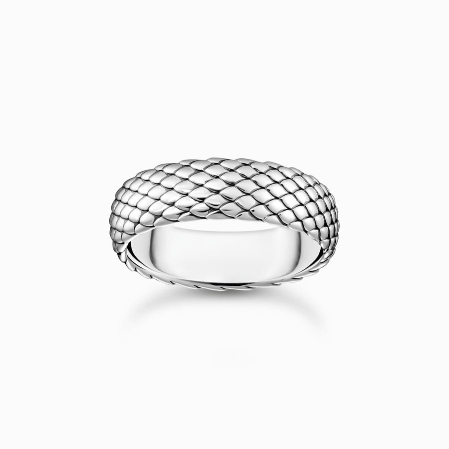 Sterling Silver Snake Ring TR2489-637-21
