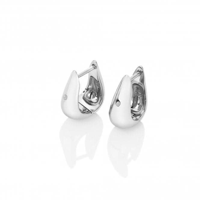 Sterling Silver Soul Huggie Earrings DE793