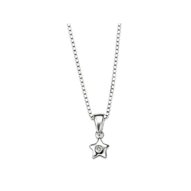 Sterling Silver Star Pendant P616