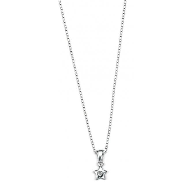 Sterling Silver Star Pendant P616