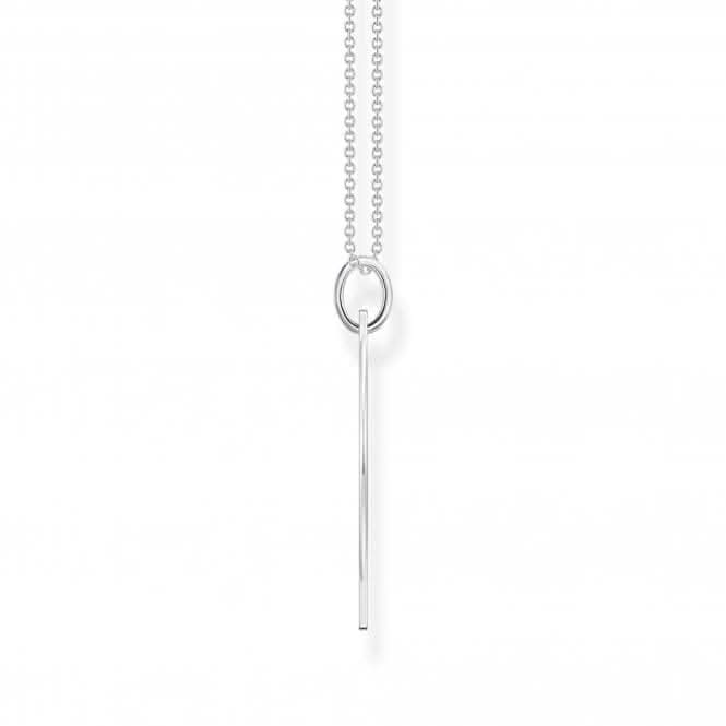 Sterling Silver Tag Necklace KE2142 - 001 - 21 - L50VThomas Sabo Sterling SilverKE2142 - 001 - 21 - L50V