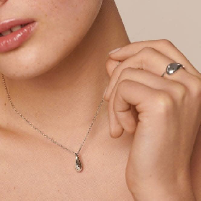 Sterling Silver Tide Pendant DP997