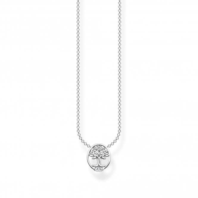Sterling Silver Tree Of Love White Necklace KE2126 - 051 - 14 - L45VThomas Sabo Charm Club CharmingKE2126 - 051 - 14 - L45V