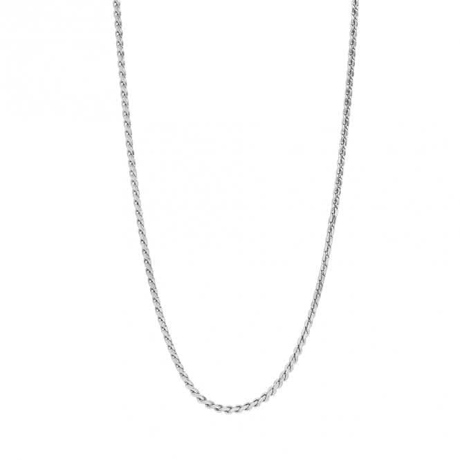 Sterling Silver Twisted Box Chain N4592
