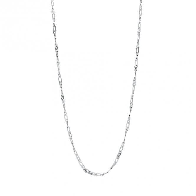 Sterling Silver Twisted Figaro Chain N4590