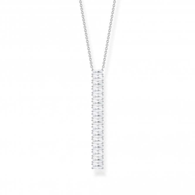 Sterling Silver White Stones Necklace KE2117 - 051 - 14 - L45VThomas Sabo Sterling SilverKE2117 - 051 - 14