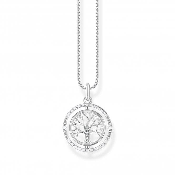 Sterling Silver White Tree Of Love Necklace KE2148 - 643 - 14 - L45VThomas Sabo Sterling SilverKE2148 - 643 - 14