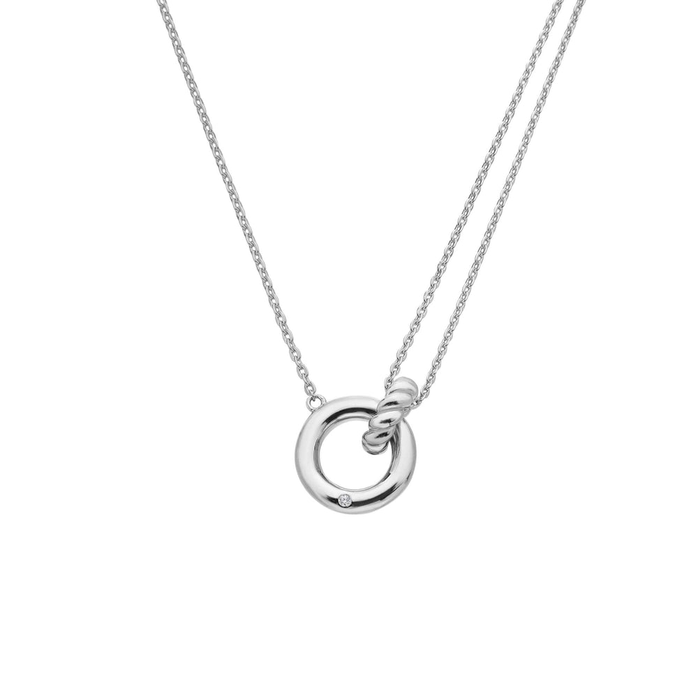 Sterling Silver Willow Rope Necklace DN210
