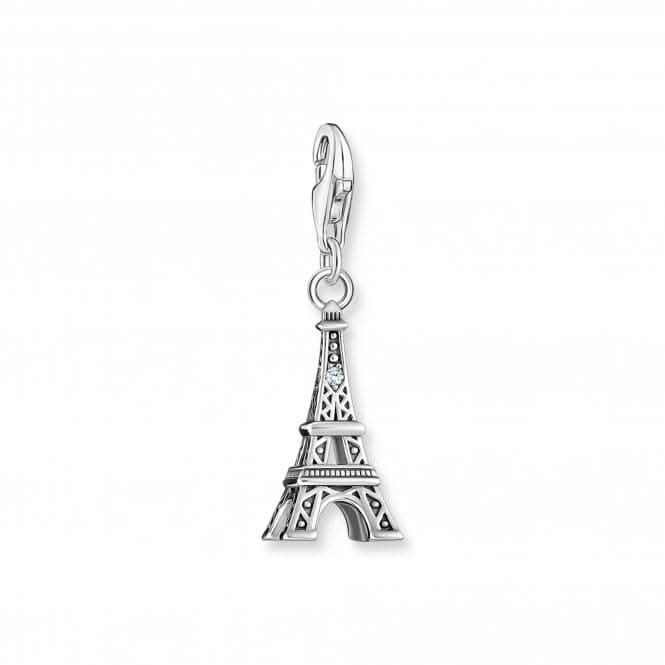 Sterling Silver Zirconia Eiffel Tower Charm 2074-643-21