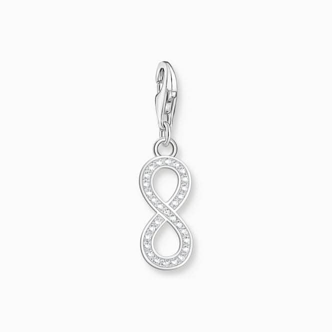 Sterling Silver Zirconia Infinity Charm 2171-051-21