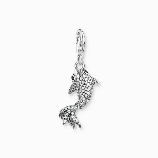 Sterling Silver Zirconia Koi Charm 2170-643-21