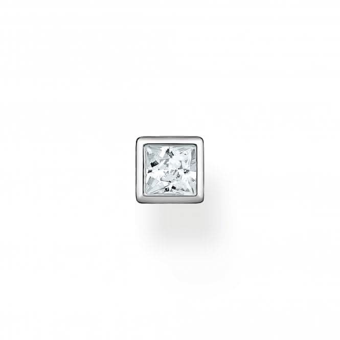 Sterling Silver Zirconia White Earring H2256 - 051 - 14Thomas Sabo Charm ClubH2256 - 051 - 14