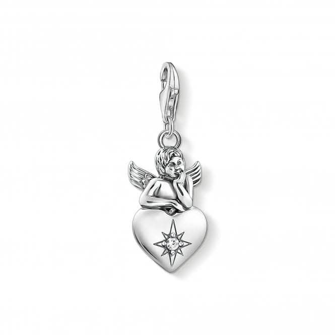 Sterling Silver Zirconia White Guardian Angel Charm 1735 - 643 - 14Thomas Sabo Charm Club1735 - 643 - 14
