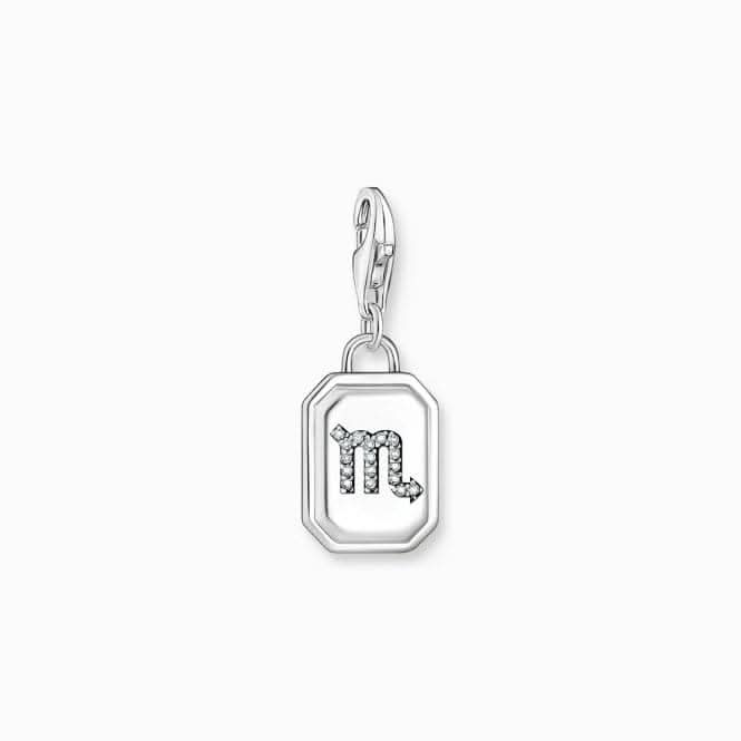 Sterling Silver Zirconia Zodiac Sign Scorpio Charm 2148-643-21