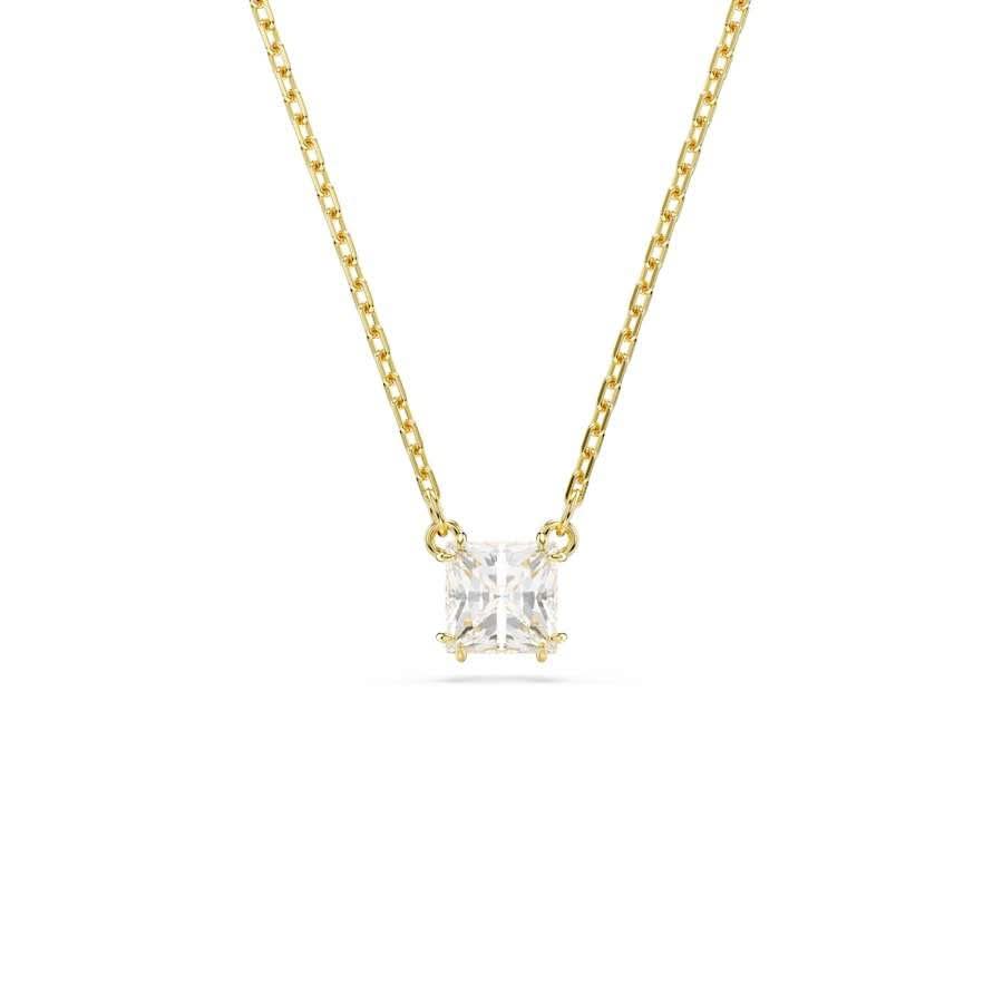 Stilla Gold - tone Plated Square Cut Pendant 5693153Swarovski5693153