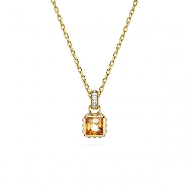 Stilla Gold - Tone Plated Yellow Square Cut Pendant 5648749Swarovski5648749