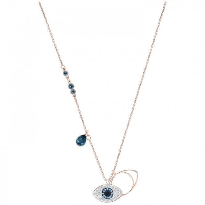 Swarovski Duo Evil Eye Pendant Blue Mixed Plating 5172560