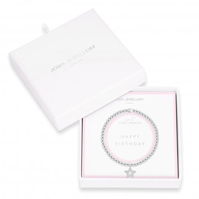 Sweet Sentiments Family Silver 17.5cm Stretch Bracelet 4275