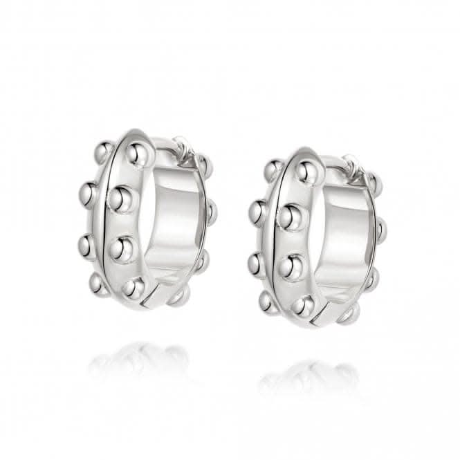 Tahliah Huggie Hoop Sterling Silver Earrings HUG06_SLVDaisyHUG06_SLV