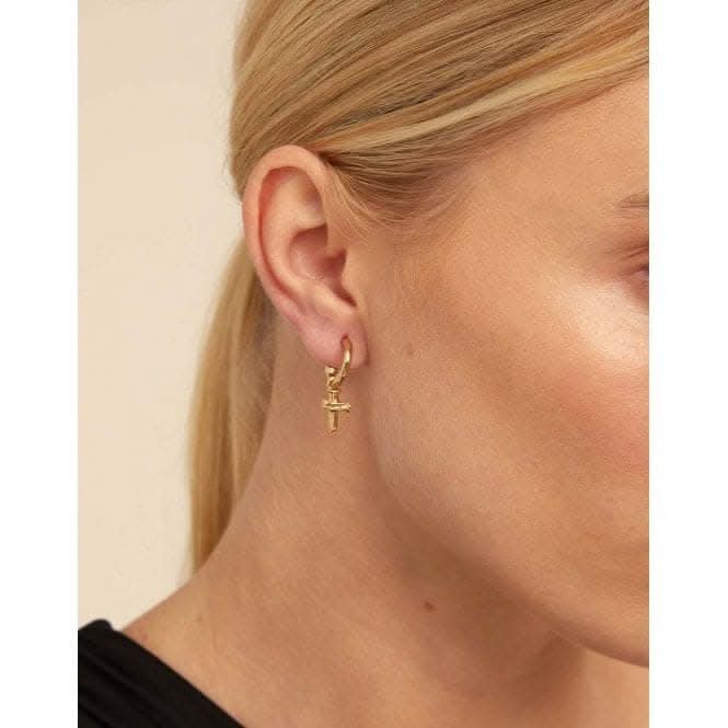 Take Me To Church Charm Golden Metal Piercing Charm CHP0039ORO0000U