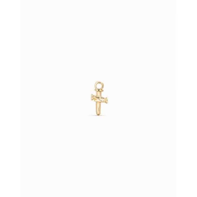Take Me To Church Charm Golden Metal Piercing Charm CHP0039ORO0000U