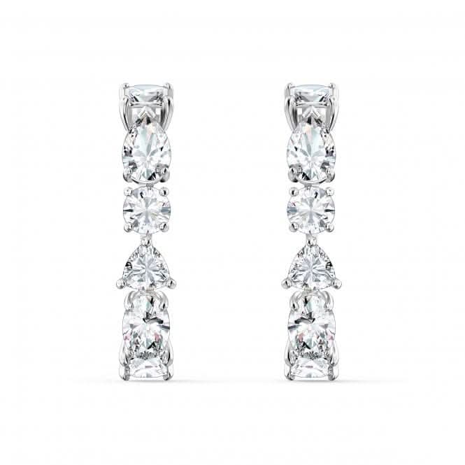 Tennis Deluxe Mixed White Rhodium Plated Earrings 5563322Swarovski5563322