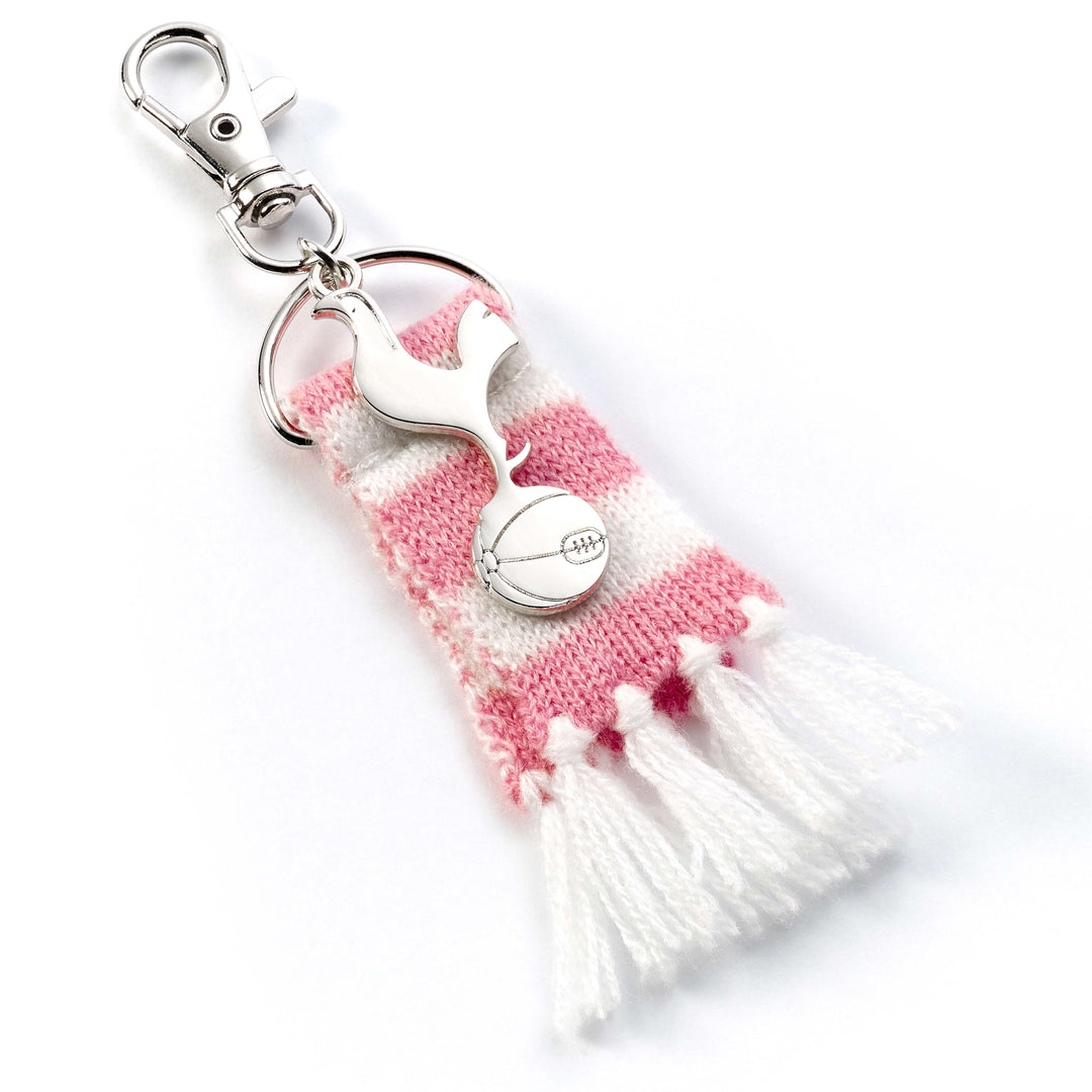 Tottenham Hotspur Pink Scarf and Cockerel Backpack Hanger THBH0003