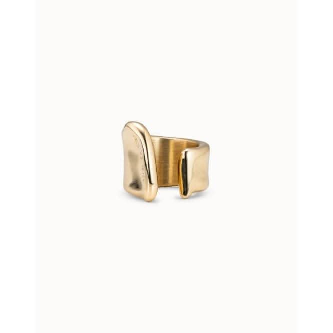 The Crevice Golden Metal Ring