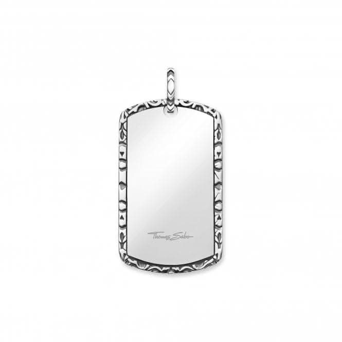 Thomas Sabo Arizona Dog Tag Pendant PE837 - 637 - 21Thomas Sabo Sterling SilverPE837 - 637 - 21