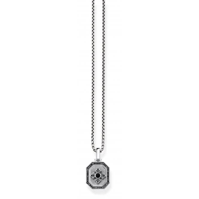 Thomas Sabo Black Cross Pendant PE863-641-11