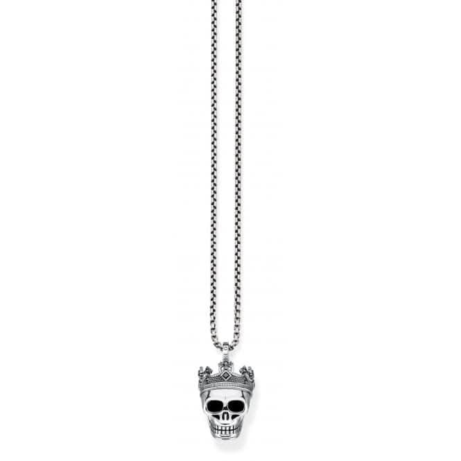 Thomas Sabo Black Crown Skull Pendant PE871-643-11