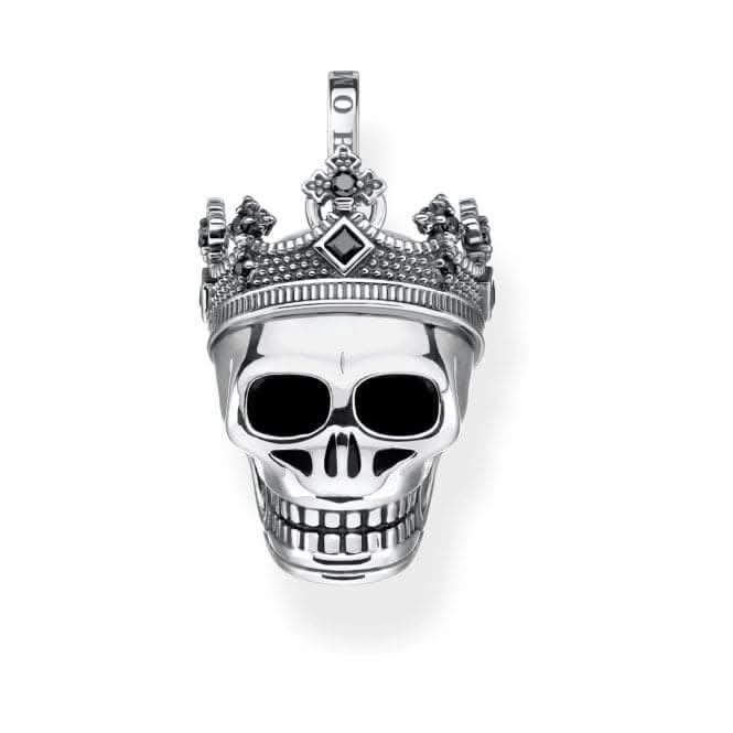 Thomas Sabo Black Crown Skull Pendant PE871-643-11