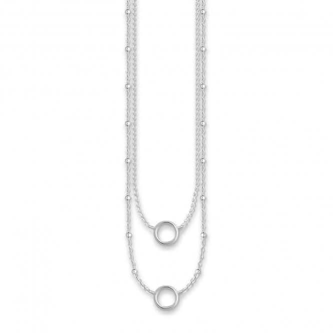 Thomas Sabo Charm Club Double Silver Necklace X0234-001-12