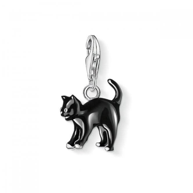 Thomas Sabo Charm Club Silver Black Cat Charm 0701-007-11