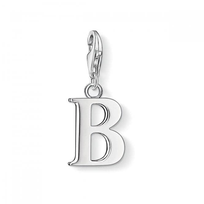 Thomas Sabo Charm Club Silver Letter B Charm  0176-001-12