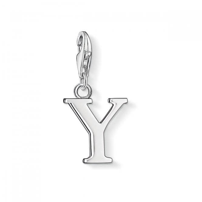 Thomas Sabo Charm Club Silver Letter Y Charm 0199-001-21