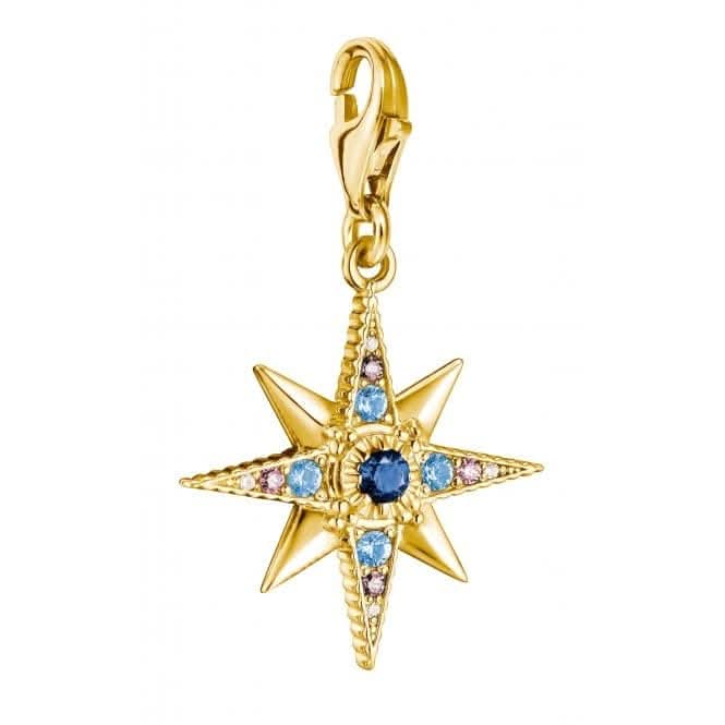 Thomas Sabo Charm Club Silver Royalty Star Charm Pendant 1714-959-7