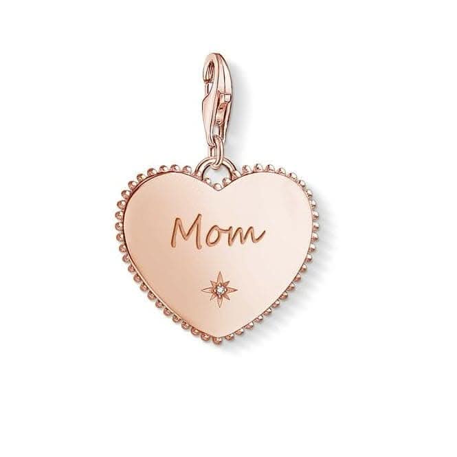 Thomas Sabo Charm Club Silver Zirconia Pendant 1687-416-40