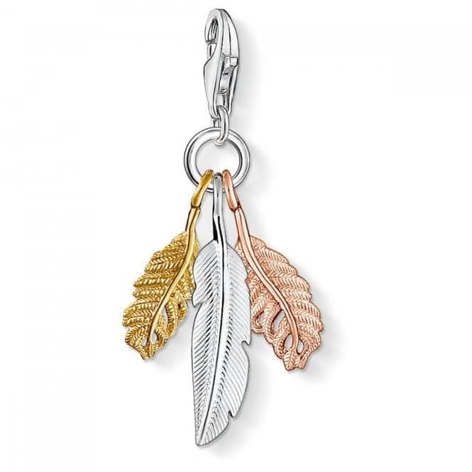 Thomas Sabo Charm Club Sterling Silver Feather Charm 1010-431-12