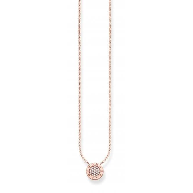 Thomas Sabo Classic Pavé Necklace KE1493-416-14