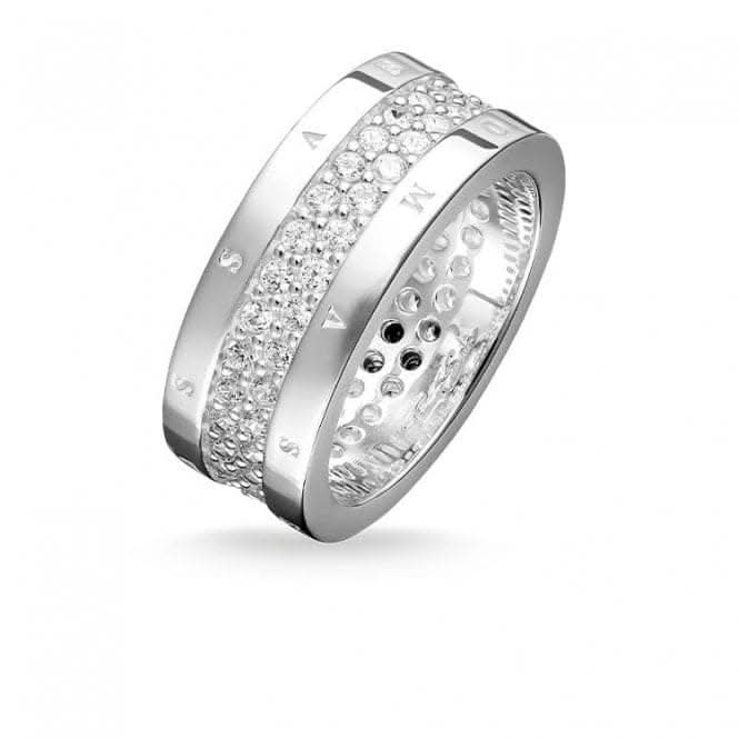 Thomas Sabo Classic White Eternity Ring TR1939 - 051 - 14Thomas Sabo Sterling SilverTR1939 - 051 - 14 - 50