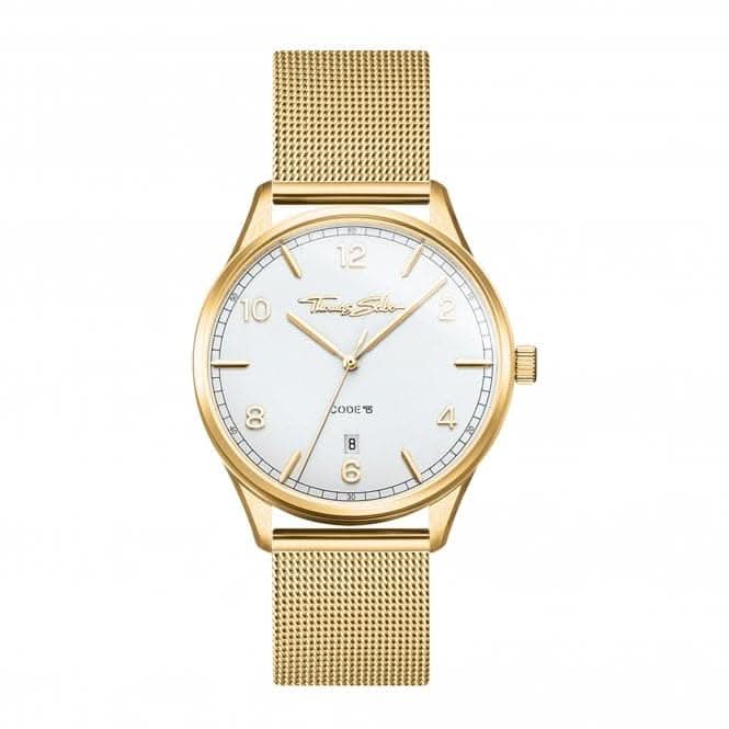 Thomas Sabo CODE TS Small Gold Womens Watch WA0361-264-202
