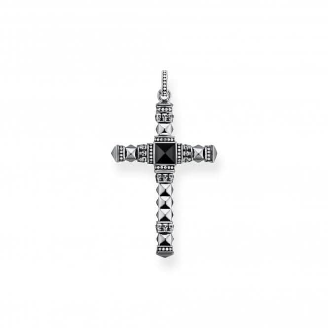 Thomas Sabo Ethnic Cross Black Medium Pendant PE775-698-11