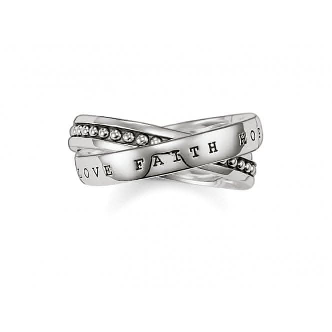 Thomas Sabo Faith Love Hope Ring TR1930-001-12