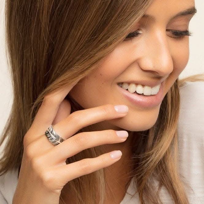 Thomas Sabo Feather Pavé Unisex Ring TR2159-643-11