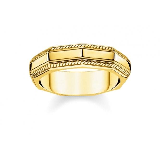 Thomas Sabo Gold Angular Band Ring TR2276-413-39