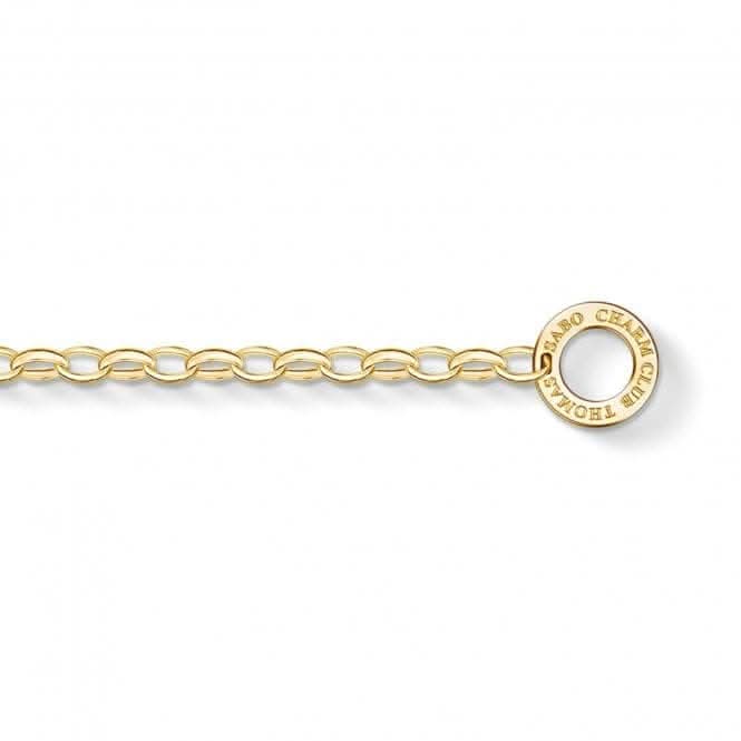 Thomas Sabo Gold Plated Charm Bracelet X0243-413-39