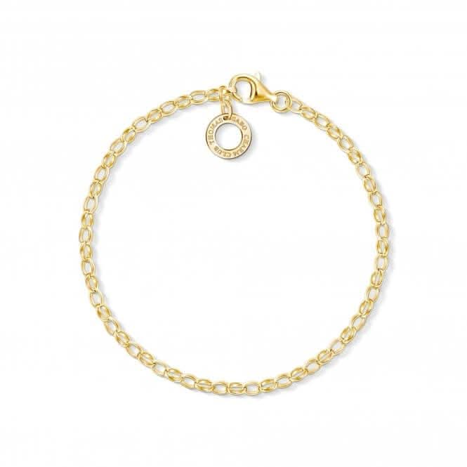 Thomas Sabo Gold Plated Charm Bracelet X0243-413-39