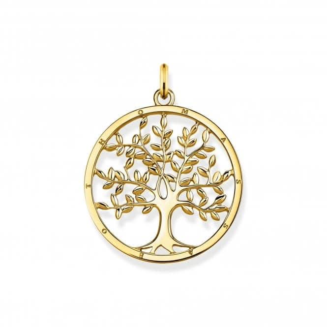 Thomas Sabo Gold Plated Pendant Tree Of Love PE823-413-39
